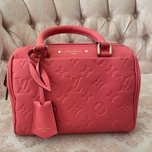 Louis Vuitton Speedy 20 Bandouliere NM Monogram Empreinte Leather